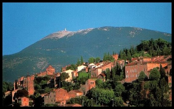 Le Mont Ventoux vu de Vaison