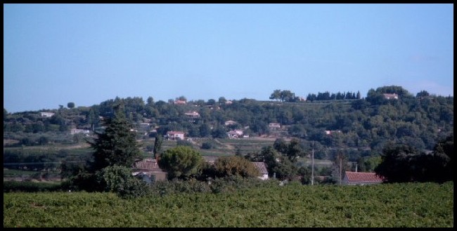 Vue sur la colline Saint-Claude